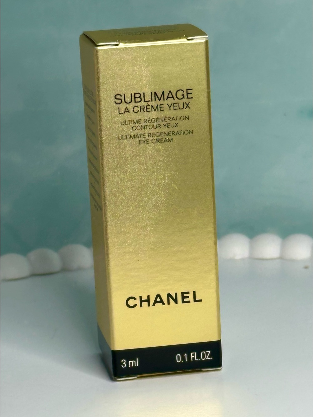 Chanel Sublimage La Crème Yeux Eye Cream - 3ml sample size, $64 value, New